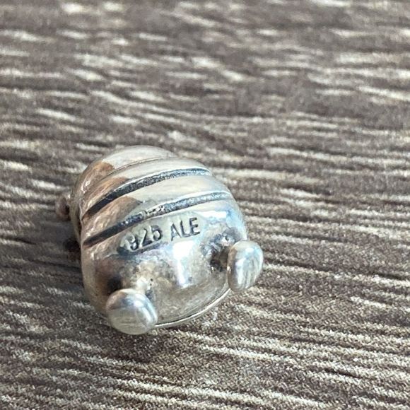 Sterling Silver And 14K Gold Crown Authentic Retired Pandora Queen Bee Charm - Picture 6 of 8